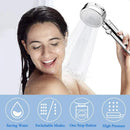 GobekUsa High Pressure Shower Head with 3 Modes Plating and Adjustable Handle