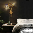 GobekUsa Crystal Stone Designer LED Wall Sconce for Bedroom and Corridor