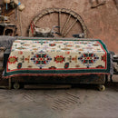 GobekUsa Bohemian Cotton Thread Knitted Blanket - Ethnic Throw with Tassel, Sofa Cover, Bed/ Wall Tapestry - Home Decor