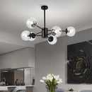 GobekUsa Glass LED Chandeliers: Modern Dining Room Bedroom Living Room Pendant Lights