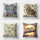 GobekUsa Cute Owl Cushion Pillow Cover for Home Sofa Bedroom Decor