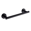 GobekUsa Black Stainless Steel Bathroom Set: Robe Hook, Towel Rail, Shelf, Tissue Holder