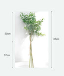 GobekUsa Eucalyptus Leaves Artificial Tree Branch Bouquet Home Decor