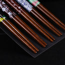 GobekUsa Bamboo Wood Chopsticks for Sushi and Food Eating