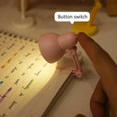 GobekUsa LED Mini Desk Lamp with Clip, Foldable Design, Magnetic Base, Eye Protection, for Bedroom & Study