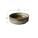 GobekUsa Japanese Style Ceramic Rice Bowl Round Dish - Swallow Design