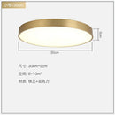 GobekUsa Gold Acrylic LED Ceiling Light - Modern Ultra-Thin Surface, Nordic Design