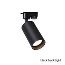 GobekUsa Black White LED GU10 Track Lamps for Shop Rail, Aluminum Spotlights for Clothing Store