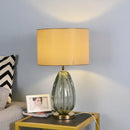 GobekUsa Glaze Liuli Crystal Table Lamp, Large Lamp for Living Room and Bedroom