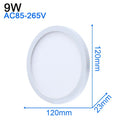 GobekUsa LED Ceiling Light: Modern Ultra-thin Panel, 6-48W, Surface Mounted for Living Room
