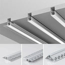 GobekUsa 1M Frameless Embedded LED Aluminum Profile for Linear Strip Lights