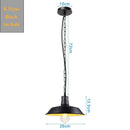 GobekUsa Black Industrial Pendant Light for Kitchen Island Bar Farmhouse Decor