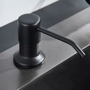 GobekUsa 220ML Black Kitchen Soap Dispenser Stainless Steel Head, 3 Colors Liquid Detergent Bottle