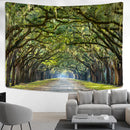 GobekUsa Jungle Path Mandala Tapestry Wall Hanging: Psychedelic Witchcraft Bohemian Nature Scenery