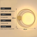 GobekUsa LED Wall Lamp for Home Decor, Modern Nordic Bedroom and Living Room Lighting