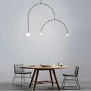 GobekUsa Iron Balance Chandelier: Scandinavian Post-Modern Living Room Pendant Lamp
