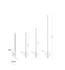 GobekUsa Gold Geometric Wall Lamp for Living Room, Bedroom, and Hotel Aisle