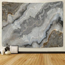 GobekUsa Boho Marble Abstract Tapestry: Gold Foil Colorful Wall Hanging Art