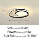 GobekUsa LED Ceiling Light for Living Bedroom Study Room, Modern Surface Mounted Lamp