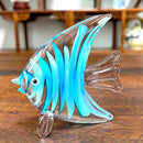GobekUsa Crystal Glass Tropical Fish Figurines | Hand Blown Modern Home Decor