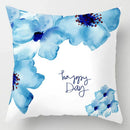 GobekUsa Blue Geometric Marble Stripe Line Pillowcases for Car Sofa Decor