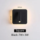 GobekUsa LED Wall Lamp: 3W Spot 7W Backlight Sconce for Home Bedroom Lighting