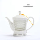 GobekUsa Blue White Porcelain Tea Pot 660ml - Traditional Chinese Kung Fu Teaware