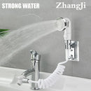 GobekUsa 3 Modes White Water Faucet Handheld Shower Nozzle for Bathroom and Kitchen