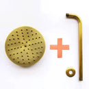 GobekUsa 8" Copper Round OverHead Rain Shower Head in Antique Brass Finish