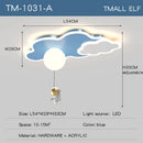 GobekUsa Kids Space Theme Ceiling Lamp - Astronaut & Airplane Design for Bedroom