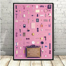 GobekUsa Grand Budapest Hotel Minimalist Wall Poster for Stylish Home Decor