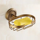 GobekUsa Brass Bathroom Set: Robe Hook, Paper Holder, Towel Bar, Soap Basket.
