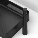 GobekUsa Basin Faucet: Black/Grey Brass Bathroom Mixer Tap, Single Handle Hot Cold Lavatory