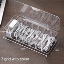 GobekUsa Cable Storage Box: Transparent Desk Organizer for Wire Management