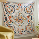 GobekUsa Boho Floral Celestial Wall Tapestry for Hippie Home Decor