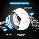 GobekUsa 7-Color LED Handheld Shower Head with Stop Button and High Pressure Nozzle