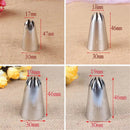 GobekUsa Large Stainless Steel Pastry Tips Set for Cake Decorating and Baking