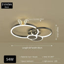 GobekUsa Butterfly Light: Modern Round Ceiling Lamp for Light Luxury Living Room, 2024 New Model