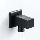 GobekUsa Brus Gold Corner Valve, Stainless Steel Black Angle Valve for Bathroom Tap