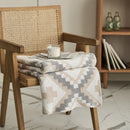 GobekUsa Knitted Geometric Quilt Blanket – Soft & Cozy Home Decor Blanket