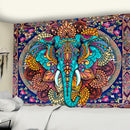 GobekUsa Elephant Mandala Tapestry Wall Hanging for Psychedelic Hippie Home Decor