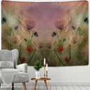 GobekUsa Botanical Wildflower Tapestry Wall Hanging Flower Chart Hippie Bohemian Tapestries