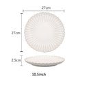 GobekUsa Ceramic White Glaze Dinnerware Set