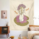 GobekUsa Astrology Tarot Card Tapestry Sun Moon Goddess Wall Hanging Décor