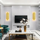 GobekUsa Gold LED Wall Lamp for Modern Minimalist Living Room, Bedroom, Study - Indoor Light Fixtures