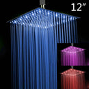 GobekUsa 20 Inch Super Slim Matte Black Square Rain Shower Head by Stainless Steel