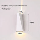 GobekUsa Dual Head 10W LED Wall Lamp for Bedroom Foyer, Waterproof Modern Outdoor Fixture