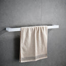 GobekUsa 7-Piece Bathroom Hardware Set in White for Towels and Toiletries