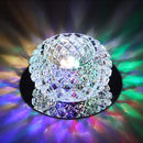 GobekUsa Crystal LED Ceiling Chandelier for Aisle, Balcony, Porch, and Corridor Lighting