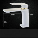 GobekUsa Gold Basin Faucet: Modern Mixer Tap for Bathroom Sink, Hot & Cold Water Control